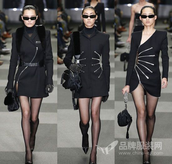 Alexander Wang 2018秋冬T台秀 职场时髦女战士